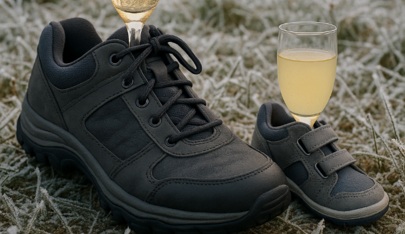 Vierende wandelschoenen